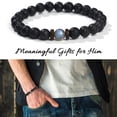 thumbnail image 4 of THEMEROL Grandson Gifts from Grandma Beaded Bracelet Birthday Gifts for Teenagers Gift Ideas Easter Christmas Stocking Stuffer Valentines, 4 of 4