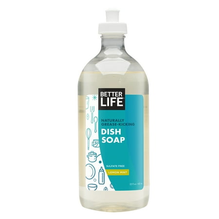 2406K (Digital) Dish Soap Lemon Mint, 22 Fl Oz, pack of 1, with polybag
