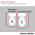 thumbnail image 3 of Asiento de inodoro American Standard 5503A00B.020, cierre lento, blanco, 3 of 6