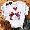 thumbnail image 1 of Camiseta de Mickey Minnie Mouse de Disney, moda para mujer, nueva camiseta Harajuku Ulzzang, camisetas para mujer, ropa de verano de manga corta para mujer, 1 of 5