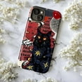 thumbnail image 5 of Starry Night Black Cat Phone Case, Artistic Collage Illustration iPhone Cover, Unique Creative Protective Case for iPhone 17 16 15 14 13 12 11 Pro Max Plus Mini, 5 of 6