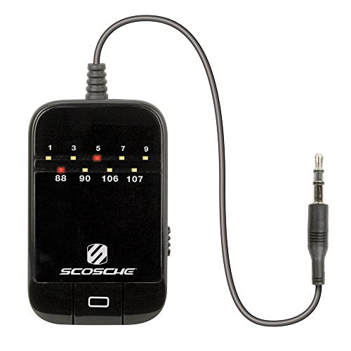 Scosche FMT5 Battery Powered FM Transmitter with 20 Presets Walmart