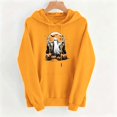 thumbnail image 4 of Molidfa Womens Retro Ghost Hoodie Pumpkin Patch Graphic Oversized Pullover Sweatshirt, 4 of 5