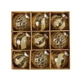 thumbnail image 2 of Decorar 1 pieza de adornos colgantes de bolas navideñas transparentes pintadas creativas, juego de 9 decoraciones navideñas Yulucky, 2 of 8
