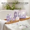 thumbnail image 4 of Poamcn Bath and Body Gift Set, Lavender Scent, 4-Piece Home Spa Gift Kits for Women, 4 of 6