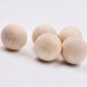 thumbnail image 2 of 20 Pcs 35MM Large Lotus Wood Round No Hole Mini Ball Solid Beads DIY Painting Carving Craft Accessories (Wood Color), 2 of 4