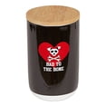 thumbnail image 1 of Design Imports DII Bad To The Bone Ceramic Treat Canister, 1 of 2