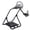 Round Tube No Other Accessories x-Type Folding, variant on Accreate Sim Racing Steering Wheel Stand, Simulator Cockpit Wheel Stand