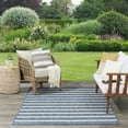 thumbnail image 4 of Nourison Positano Indoor/Outdoor Navy Ivory 7' x 10' Area Rug (7x10), 4 of 9