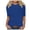 Blue, variant on T-Shirts Elbow-Length, Crew Neck Shirts for Women's Casual Comfortable Loose T Shirt Cotton Solid | Casual for Women