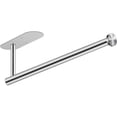 thumbnail image 1 of Paper Towel Rolls Holder Paper Towel Holders Wall Mount Under Cabinet Self Adhesive Drilling Stainless Steel Paper Towel Rolls Holder For Kitchen Bathroom Rustproof Rack, 1 of 8