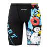SXCXLSA Boy's Swim Trunks Competitive Swim Racing Team Swimsuit Elastic Waist Swimming Shorts Upf 50 6-7 Y