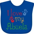 thumbnail image 3 of Inktastic I Love My Abuela Boys or Girls Baby Bib, 3 of 4