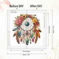 thumbnail image 2 of Floral Feather Dreamcatcher Diamond Art Painting Kit, 2 of 8
