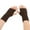 Coffee, variant on Dyfzdhu Women Fashion Knitted Plush Twist Windproof Warm Thickened Fingered Plus Fleece Gloves Black