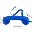 thumbnail image 2 of Retro Handset for Smartphones Vintage Style 3.5mm Jack Wired Phone Receiver Noise Reduction, Comfortable Grip, Red, 2 of 6