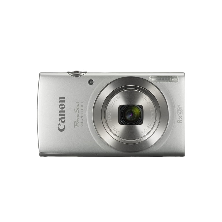 Canon PowerShot ELPH 180 Digital Camera, 20MP, 8x Optical Zoom