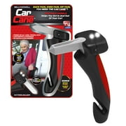 Emson Car Cane 4 in 1 Door Handle Assist 7" LED Flashlight Emergency Seatbelt Cutter Window Breaker Safe Vehicle Entry As Seen on TV
