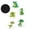 5pcs Dinosaur, variant on /set Thermochromic Toilet Sticker Urinal Training Waterproof Color Changing Target Pee L2W9 Stic Cartoon Sticker For Kid Pot