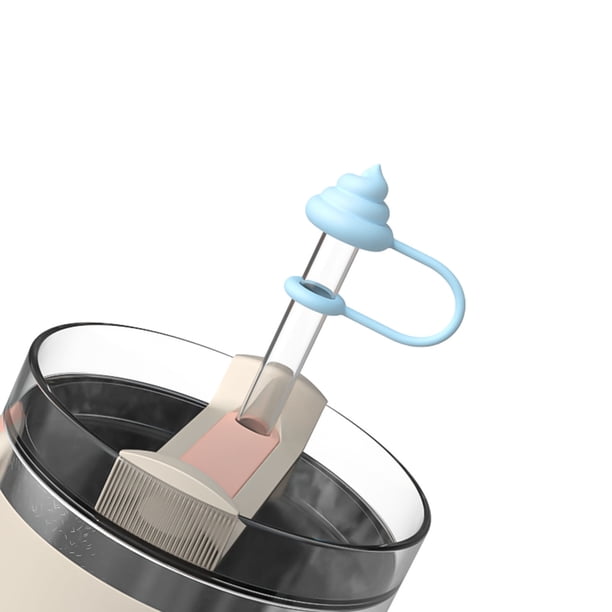 ShinYu Pajita para Inodoro, Tapón Antidesbordamiento, Taza, Tapón Anticaída, Pajita, Funda para Pajita para Exteriores