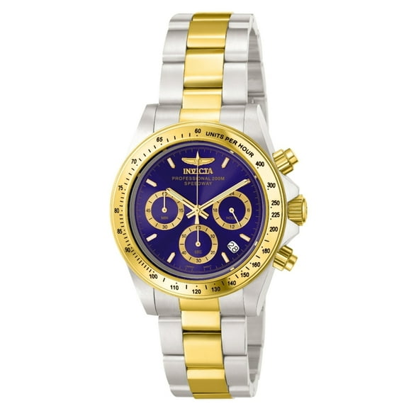 Invicta Men's 3644 Speedway Blue Stainless-Steel Plated Japanese Quartz Dress Watch