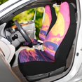 thumbnail image 6 of ALAZA Car in Sunset View Car Seat Covers 2 PCs Universal Auto Front Seats Interior Protector, 6 of 7