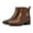 Medium Natural, variant on Womens Imiera Faux Leather Ankle Booties