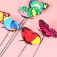 thumbnail image 1 of OHOIOLLA 24Ud Ornamentos De Plástico Para Macetas Y Bonsáis Con Varillas Simuladas De Insectos Coloridos, 1 of 6