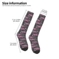 thumbnail image 5 of Daiia Sports Socks Lovely Mom Ever Printed Novelty Crew Socks for Men Women Knee High Socks Cotton Socks Soft & Breathable Support Unisex Socks, 5 of 9