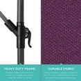 thumbnail image 6 of Best Choice Products 10ft Offset Hanging Outdoor Market Patio Umbrella w/ Easy Tilt Adjustment - Amethyst Purple, 6 of 7