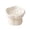 White, variant on Lypsnake Ceramic Elevated Slow Feeder Cat Bowl, Cute Flower Shallow Wide Design with Raised Anti-Slip Base, Non-Toxic Smooth Easy Clean Feeding Bowl for Indoor Cats and Small Pets