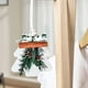 thumbnail image 4 of Colgante de Aromaterapia para Árbol de Navidad | Decoración de Papel Rojo, Blanco y Verde con Aroma a Palo de Madera | Regalo Navideño para Desodorante de Coche y Dormitorio | Adorno Colgante con Aro, 4 of 6
