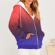 thumbnail image 1 of Chaqueta y abrigo informal de manga larga con capucha y estampado para mujer, chaqueta con capucha y manga larga con cremallera, abrigo de poliéster para mujer, 1 of 6
