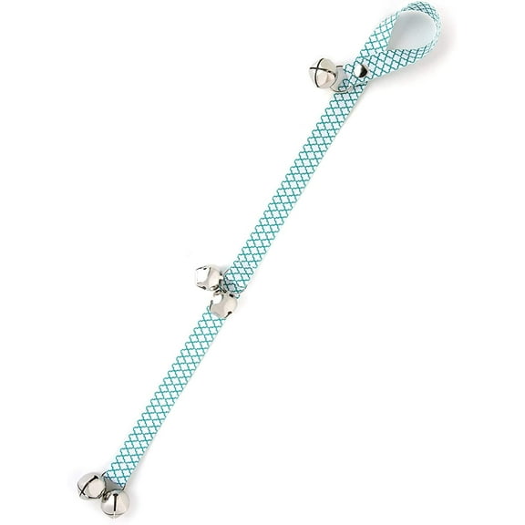 Mighty Paw Tinkle Bells 2.0 Dog Potty Training Doorbell, Stylish Fabric, Multi-Pattern, 2 Pack