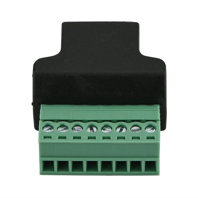 Noref RJ45 Borne à Vis, Connecteur Ethernet DVR RJ45 Jack Femelle à 8 Broches Connecteur de Vis, Adaptateur de Borne à Vis