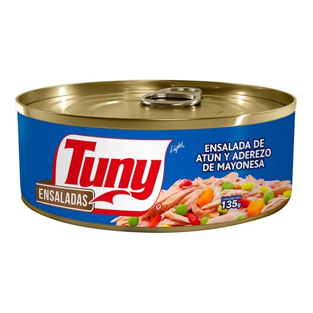 Ensalada de atún Tuny light con aderezo de mayonesa 135 g