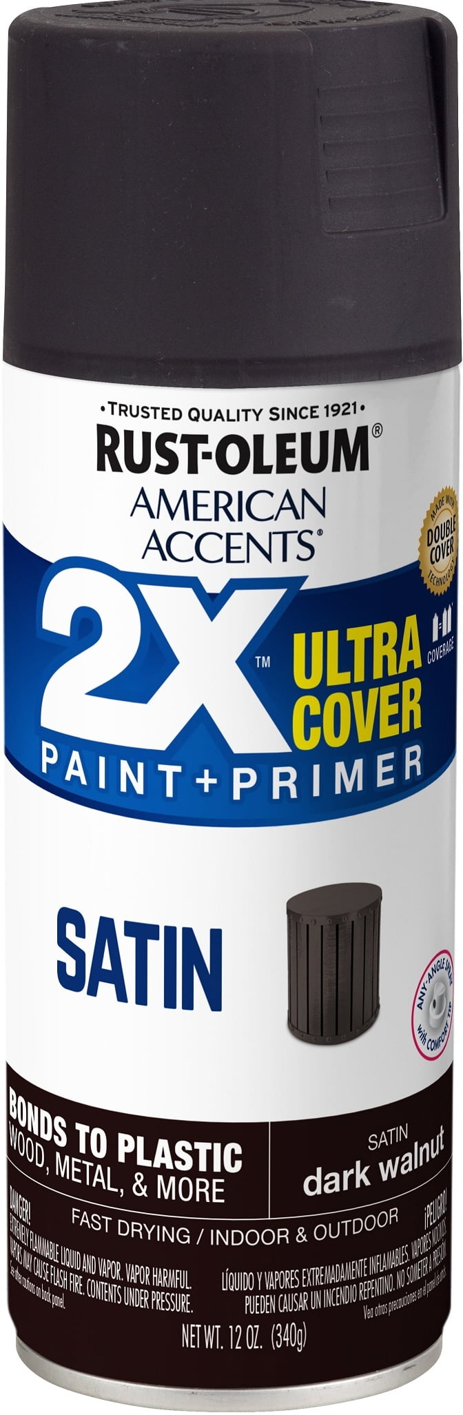 Buy Dark Walnut RustOleum American Accents 2X Ultra Cover Satin Spray
