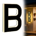 thumbnail image 6 of 9 Inch Solar Lighted House Numbers for Outside, Light Up Waterproof LED Address Numbers Signs for Houses, Large Personalized Illuminated Exterior Modern House Numbers Light (A-D,0-9), 6 of 9