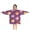 Cute Hedgehogs And-1, variant on Cute Hedgehogs and Pioneer Flower Pattern Blanket Hoodies for Kids 6-13YR Oversize Wearable Blanket Hoodies for Boys Girls Teens