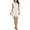 Ivory Silver, variant on Kensie Dresses Womens Lace Metallic Fit & Flare Dress
