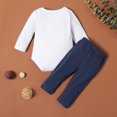 thumbnail image 2 of Vedolay Fall Outfits for Boy Toddler Boy Clothes Top & Pants Sets Little Kids Fall Outfits,Dark Blue 9-12 Months, 2 of 5