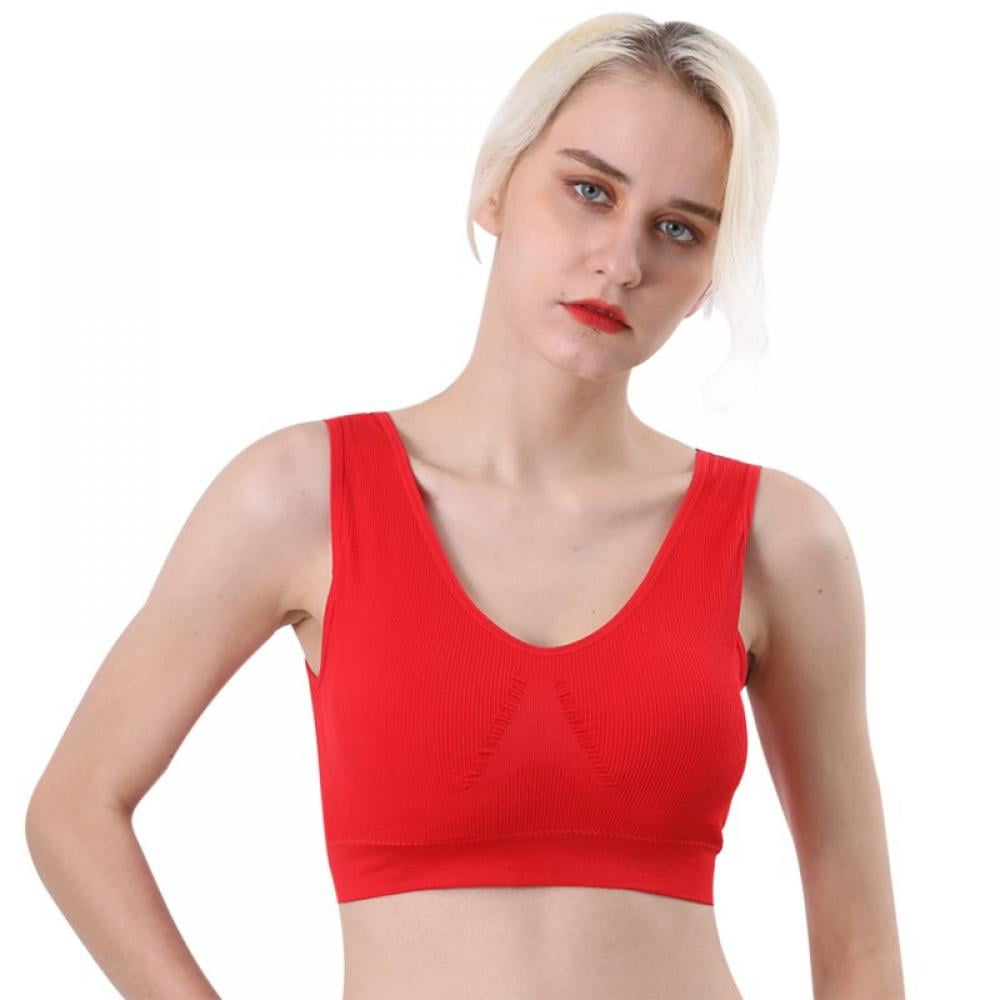 Details about   Ladies Elastic Sportswear Brassieres Breathable Fitness Activities Wear Crop Top 