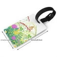 thumbnail image 2 of Honeii Plants and Insects Print Luggage Tags for Suitcases, Airplane Travel Essentials for Flying, International Travel Must Haves, and Luggage Accessories, 2 of 7