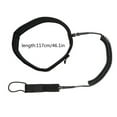 thumbnail image 3 of AOOOWER Coil Leash Stand Up Paddle Board Adjustable Quick Release Surfboard Waist Leash, 3 of 13