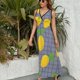 thumbnail image 3 of Delicious Lemon Vestido Sin Mangas Vestidos Para Mujer, Vestido Suelto De Verano 2025, 3 of 5