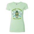 thumbnail image 2 of Wild Bobby Beach Vibes Till Die Women Slim Fit Junior Tee, 2 of 6