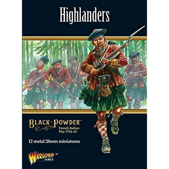 Black Powder French and Indian War British Highlanders Warlord Games 303013209