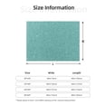 thumbnail image 5 of Rateoe Teal Green Glitter Pattern Flannel Throw Blanket, Ultra-soft Blanket for Bed, Couch, Car, Hypoallergenic Anti-pilling blanket-, 5 of 6