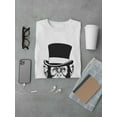 thumbnail image 3 of Sketch Of Monkey With Top Hat T-Shirt Men -Image by Shutterstock, Male Large, 3 of 4