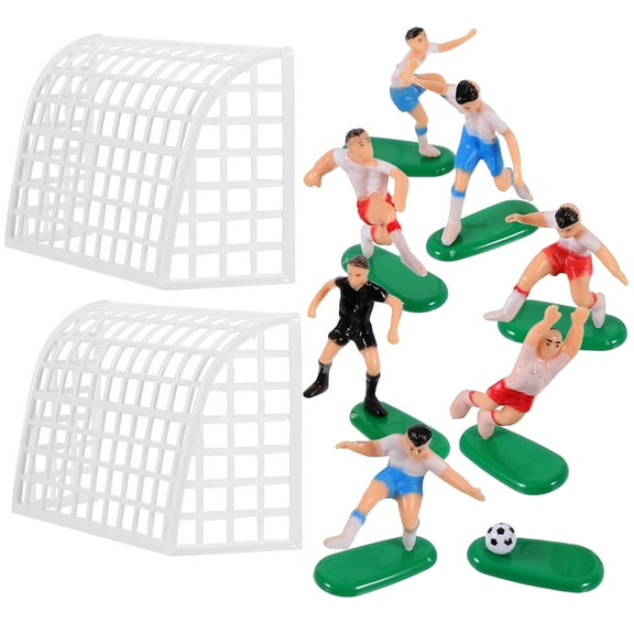 HONITANO 1 Set Football Team Cake Topper Soccer Cake Toppers for Birthday and Other Celebrations